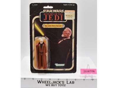 Ben Obi-Wan Kenobi 65 Back-A Star Wars ROTJ 1983 Kenner NEW MOSC SEALED