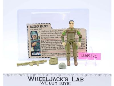Zap V1.5 Swivel Arm 100% Complete 1983 G.I. Joe Hasbro Vintage Action Figure