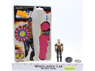 Crystal Ball V1 100% Complete W/ 34 Cardback 1987 G.I. Joe Hasbro Vintage Figure