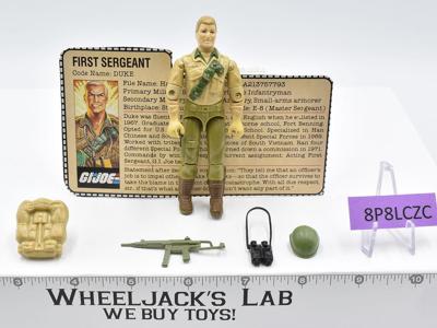 Duke V1 100% Complete G.I. Joe 1983 Hasbro Vintage Action Figure