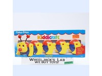 Clatterpillar Fisher-Price #5634 1994 Kiddicraft Pull Toy MIB