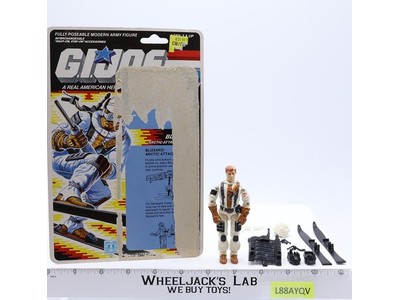 Blizzard V1 100% Complete 34 Cardback 1988 G.I. Joe Hasbro Vintage Action Figure