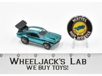 Mighty Maverick Aqua With Button 1970 Redline Hot Wheels Mattel Vintage RL
