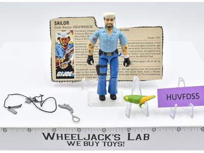 Shipwreck V1 100% Complete G.I. Joe 1985 Hasbro Vintage Action Figure