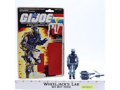 Shockwave V1 100% Complete 34 Cardback 1988 G.I. Joe Hasbro Vintage Figure