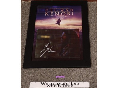 Obi-Wan Kenobi Star Wars Ewan McGregor AUTOGRAPHED 19x14 Framed Picture