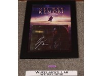 Obi-Wan Kenobi Star Wars Ewan McGregor AUTOGRAPHED 19x14 Framed Picture