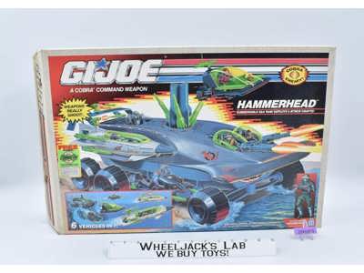 Hammerhead W/ Decimator UNUSED NEW 100% Complete W/ Box G.I Joe 1990 Hasbro