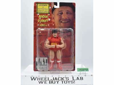 Nikolai Volkoff Series 8 NEW MOSC 2000 Legends of Pro Wrestling Figures Toy Co.