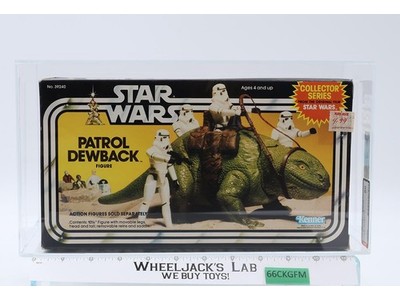 Patrol Dewback AFA GRADED 80 Star Wars ROTJ 1983 Kenner Vehicle NEW SEALED
