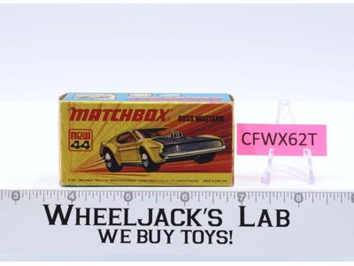 Boss Mustang No.44 W/Box Lesney Superfast Matchbox 1972 England Vintage