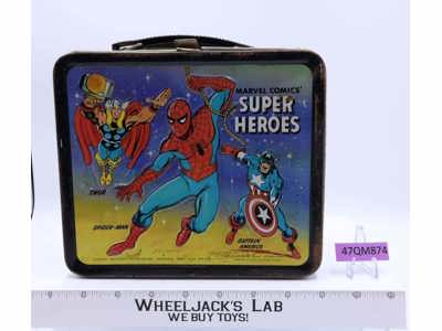 Super Heroes Marvel Comics Lunchbox 1976 Aladdin Industries