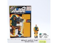 Scoop V1 100% Complete W/ 34 Cardback G.I. Joe 1989 Hasbro Vintage Action Figure