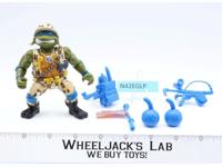 Lieutenant Leo 100% Complete Teenage Mutant Ninja Turtles 1991 Playmates Figure