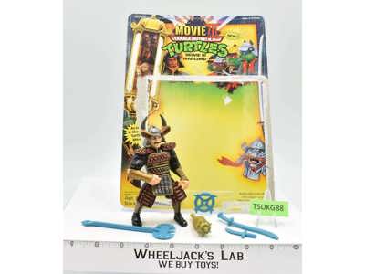 Warlord Movie III w/Cardback NR MINT 100% Complete TMNT 1993 Playmates Vintage