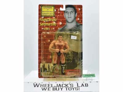 Young Bruno Sammartino Bloody NEW 2000 Legends of Pro Wrestling Figures Toy Co.