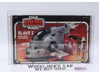 Boba Fett's Slave 1 AFA GRADED 70+ Star Wars ESB 1981 Kenner Vehicle NEW SEALED