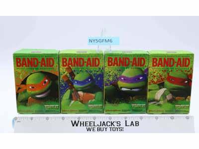 Lot of 4 TMNT Character Band-Aids Boxes Teenage Mutant Ninja Turtles 2013 J&J