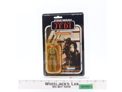 Rebel Commando AFA GRADED 80 80/80/85 Star Wars ROTJ 77 Back-B 1984 Kenner