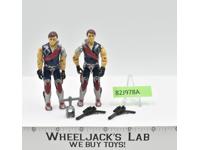 Tomax & Xamot V1 100% Complete G.I. Joe 1985 Hasbro Vintage Action Figure
