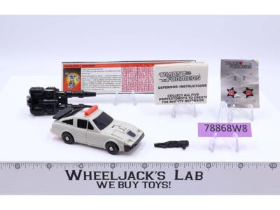 Streetwise Defensor 100% Complete W/UNUSED STICKERS 1986 G1 Transformers