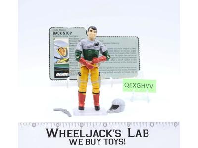 Backstop V1 100% Complete G.I. Joe 1987 Hasbro Vintage Action Figure