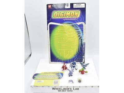 Digimon Collectable Set 4 Digital Monsters Growlmon Yuramon Gazimon Redvegiemon+