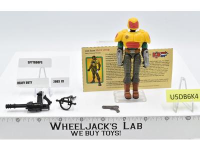 Heavy Duty v7 100% Complete G.I. Joe Spy Troops 2003 Hasbro Action Figure