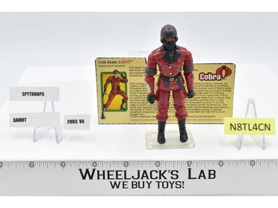 Xamot v4 100% Complete G.I. Joe Spy Troops 2003 Hasbro Action Figure