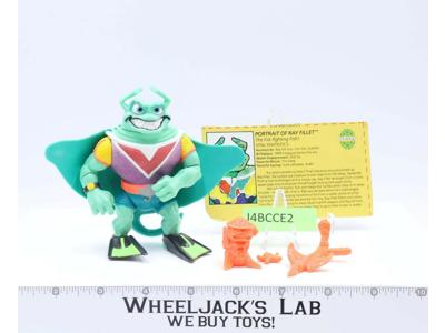 Ray Fillet 100% Complete Teenage Mutant Ninja Turtles TMNT 1990 Playmates
