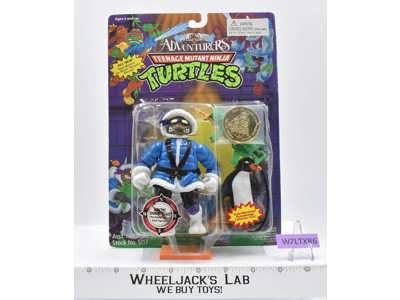 Arctic Donatello Leonardo Teenage Mutant Ninja Turtle TMNT 1994 Playmates MOSC