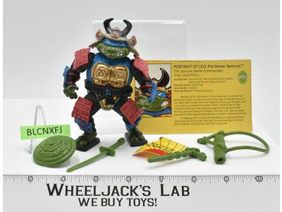 Sewer Samurai Leo NR MINT 100% Complete TMNT 1990 Playmates Action Figure