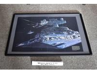 Space Chase! Empire Strikes Back Star Wars National Graphic World 1980 Vintage