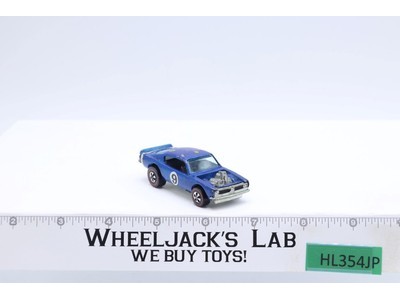 King Kuda Metallic Blue 1969 1970 Redline Hot Wheels Spoilers Mattel Vtg RL HK