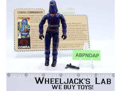 Cobra Commander V2 MAIL AWAY 100% Complete G.I. Joe 1984 Hasbro Vintage Figure