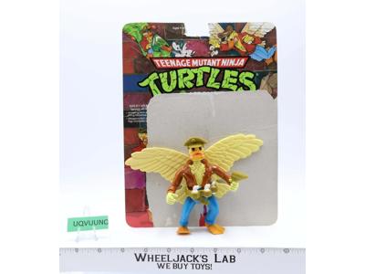 Ace Duck W/Cardback 100% Complete TMNT 1989 Playmates Vintage Action Figure