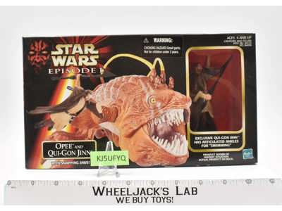 Opee & Qui-Gon Jinn Star Wars Episode 1 1998 Hasbro NEW MISB SEALED