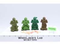Lot of 4 Character Gum Candy Containers Teenage Mutant Ninja Turtles 1991 Topps