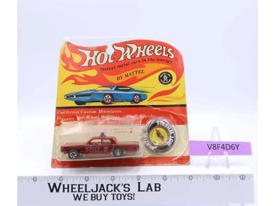 Red Fire Chief Cruiser Hot Wheels 1969 Mattel NEW MOC
