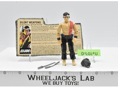 Quick Kick V1 100% Complete G.I. Joe 1985 Hasbro Vintage Action Figure