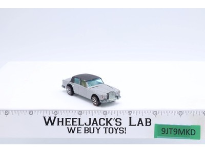 Rolls-Royce Silver Shadow Gray Enamel 1969 Redline Hot Wheels Mattel Vintage HK