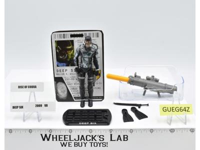 Deep Six V8 100% Complete G.I. Joe 2009 Hasbro Action Figure