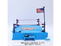 Official Wrestling Ring WWE WWF 1990 Hasbro Action Figure Playset Vintage