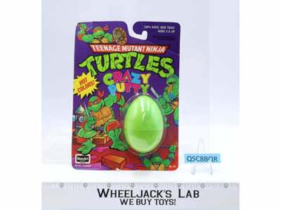 Crazy Putty Teenage Mutant Ninja Turtles TMNT 1990 RoseArt NEW SEALED