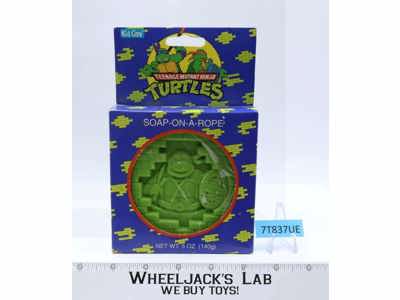 Soap on a Rope Teenage Mutant Ninja Turtle Wallet 1991 DuCair Bioessence NEW
