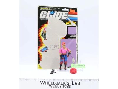Zarana V1 100% Complete W/CARDBACK 1986 GI Joe Hasbro Vintage Action Figure