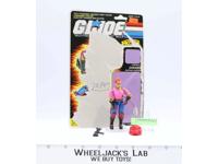 Zarana V1 100% Complete W/CARDBACK 1986 GI Joe Hasbro Vintage Action Figure