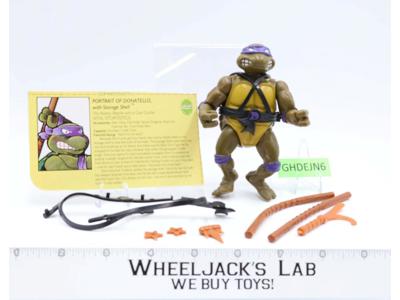 Donatello HARD HEAD 100% Complete Teenage Mutant Ninja Turtle 1988 Playmates