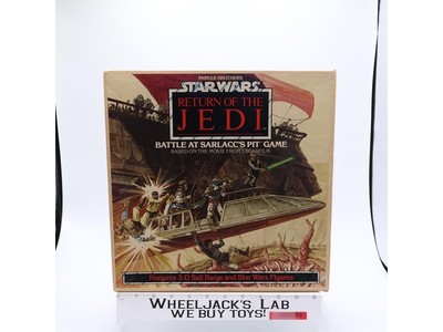 Battle At Sarlacc's Pit Board Game Star Wars ROTJ 1983 Parker Bros Game