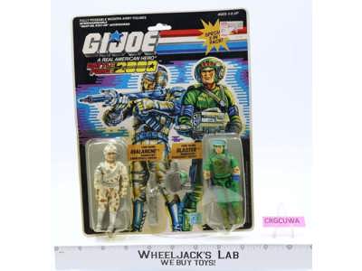 Avalanche & Blaster GI Joe Battle Force 1987 Hasbro Figure NEW MOSC SEALED